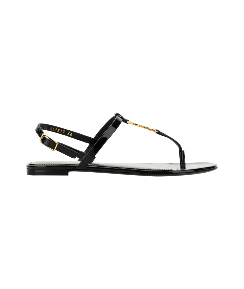 【関税&送料込】Saint Laurent Cassandra Sandals CASSANDRA sandals in smooth leather | Saint Laurent | YSL US