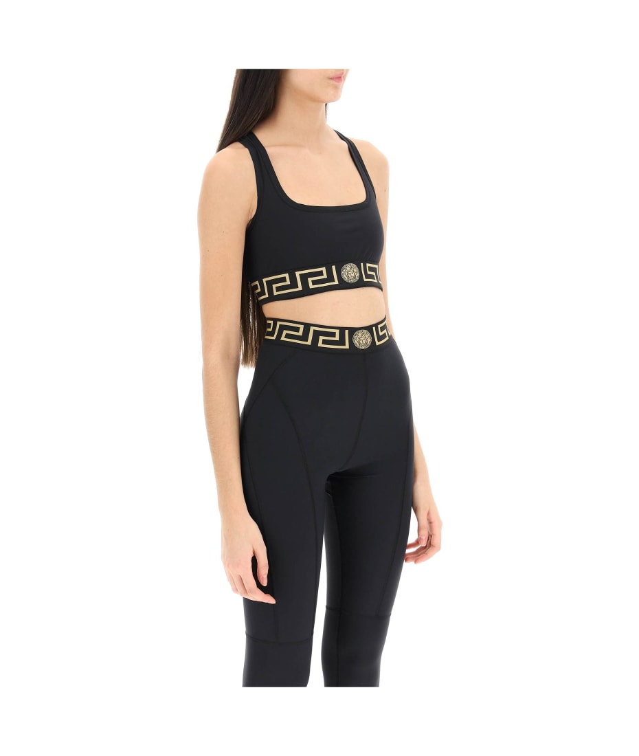 Versace Sports Bra worn by Lesa Milan as seen in The Real Housewives of  Dubai (S01E05)