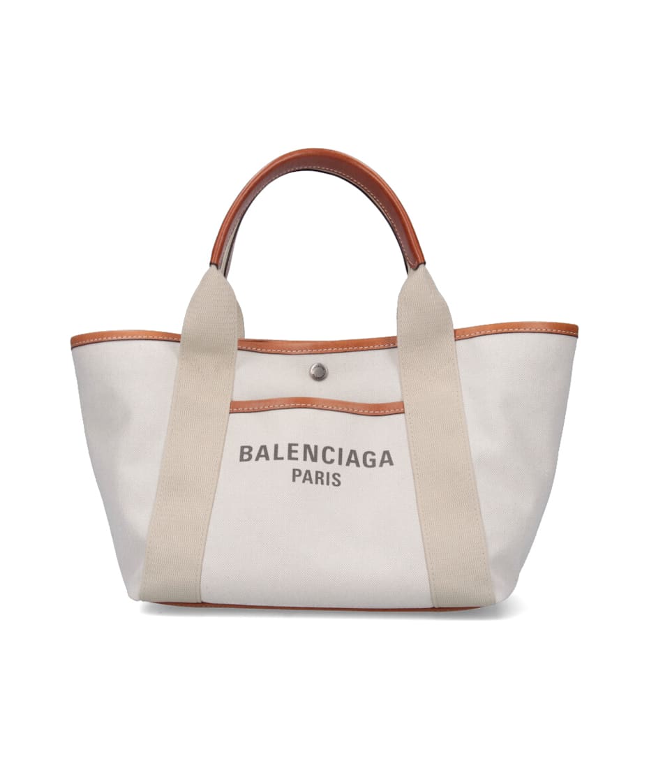【関税＆送料込み】Balenciaga Biarritz Media Canvas Tote Ba Balenciaga Biarritz Medium Tote Bag | Neiman Marcus