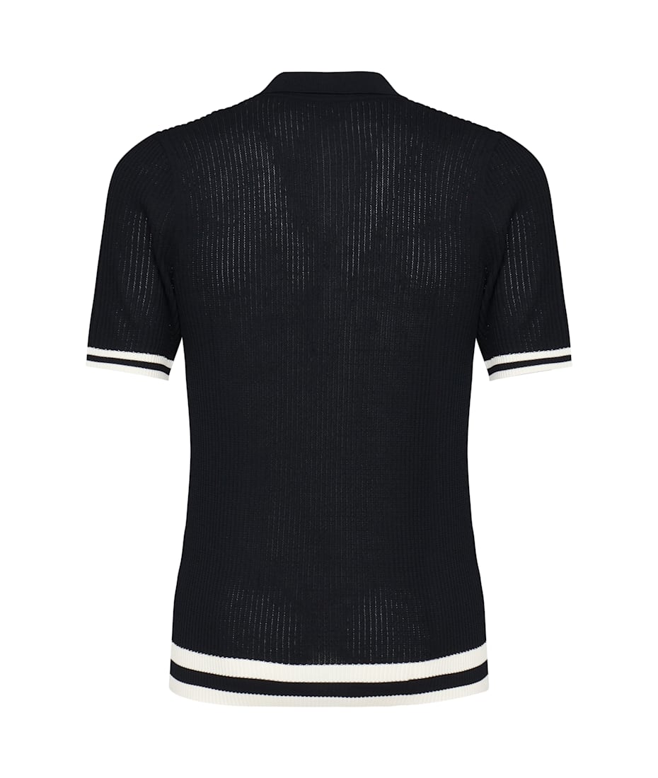 Eleventy Ribbed Polo Shirt | italist
