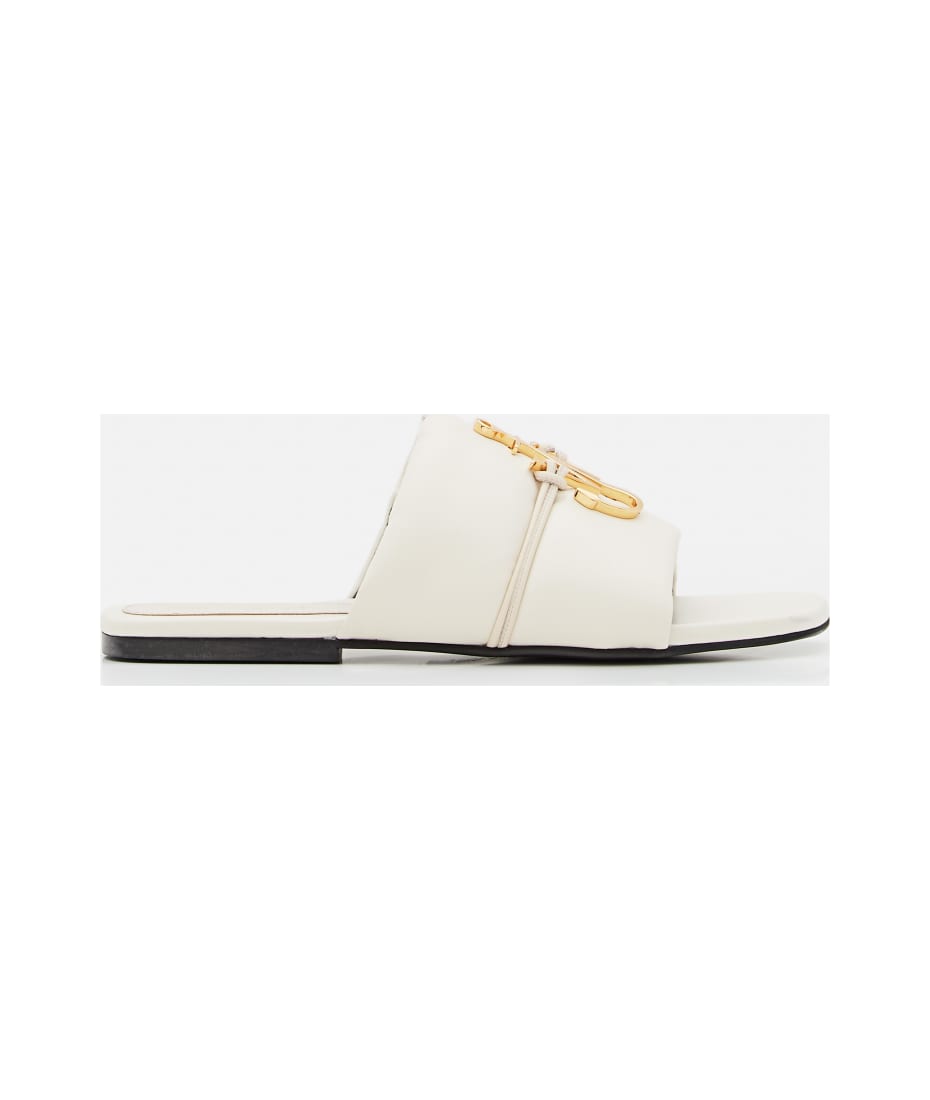 J.W. Anderson Anchor Logo Leather Slides | italist