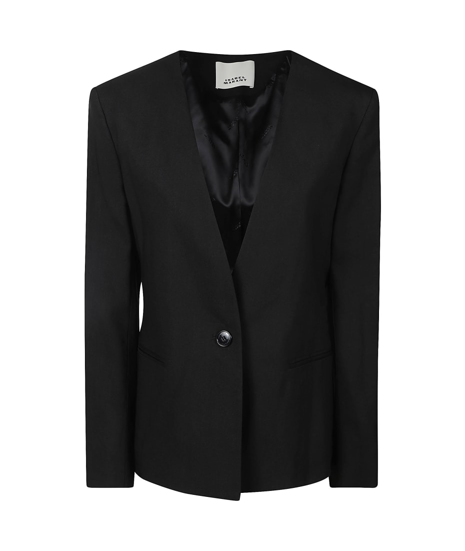 【関税&送料込】Isabel Marant Giacca Monopetto Manzil Manzil Jacket Woman black | ISABEL MARANT Official online store