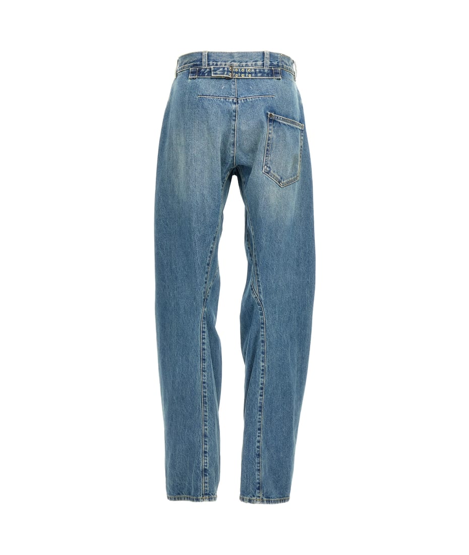 最も 割引 Margiela Maison Diagonal italist | Jeans Stitching パンツ