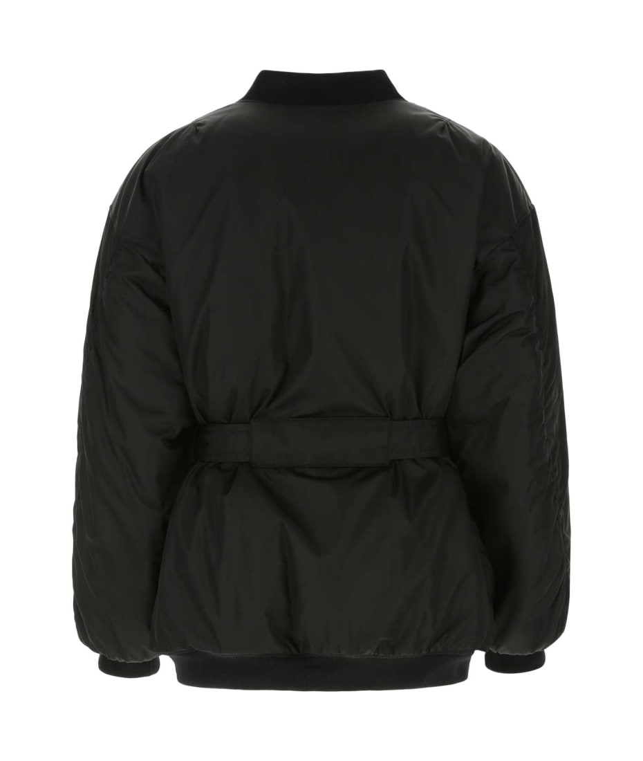 ジャケットその他 PRADA Black Re-Nylon padded jacket (SGX093S2221WQ8 F0002) Prada Black Re-nylon Padded Jacket | italist