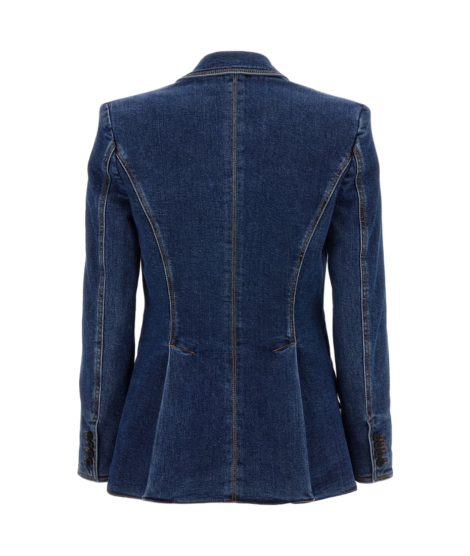 Alexander McQueen Denim Blazer | italist