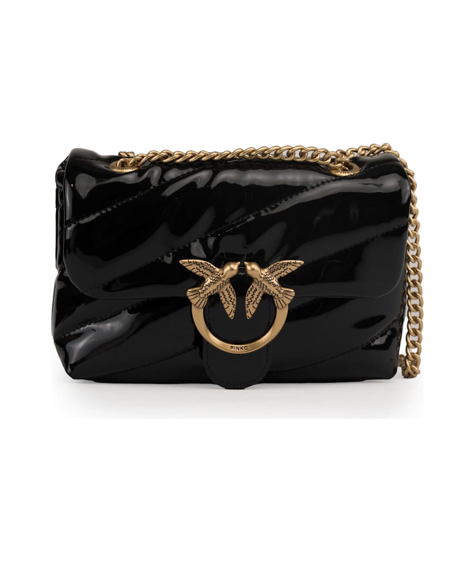 Pinko Baby Love Puff Maxi Patent Leather Bag | italist