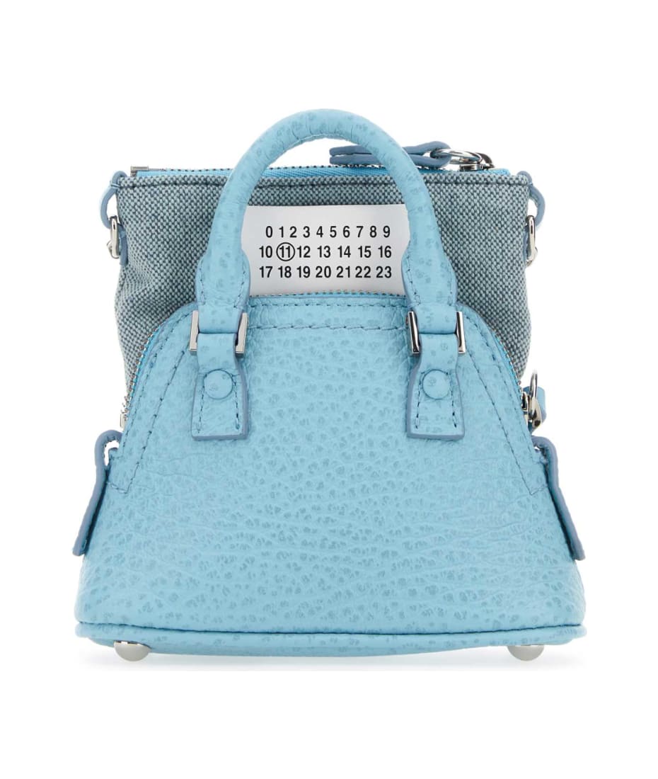 Maison Margiela Light Blue Leather And Fabric 5ac Classique