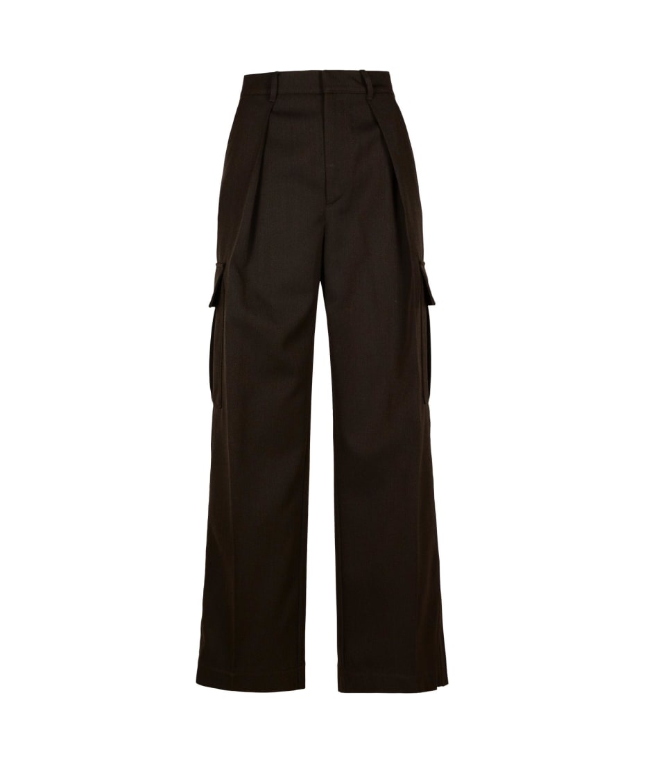 【送料&関税込】Burberry Brown Wool Cargo Pants Burberry Brown Wool Cargo Pants | italist
