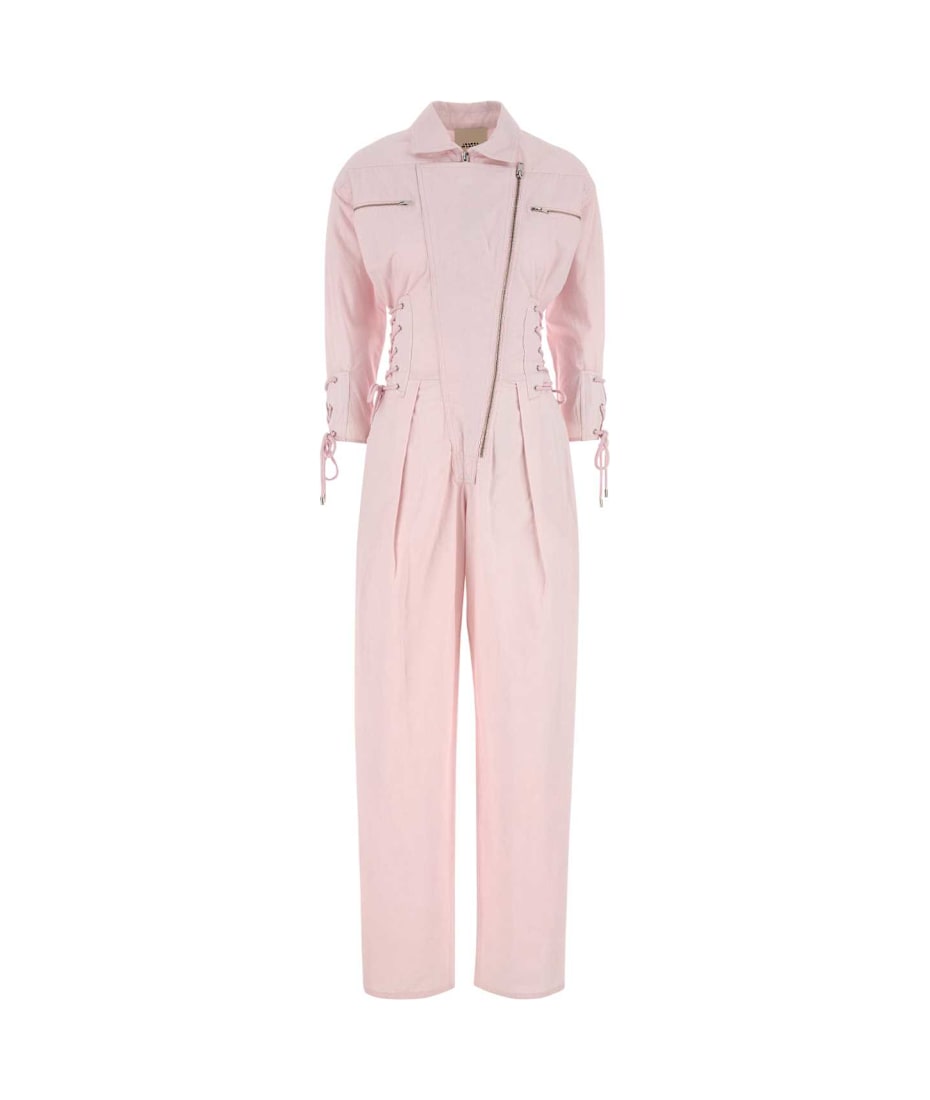 【送料&関税込】Isabel Marant Light Pink Cotton Irianna Jump Isabel Marant Light Pink Cotton Irianna Jumpsuit ジャンプ