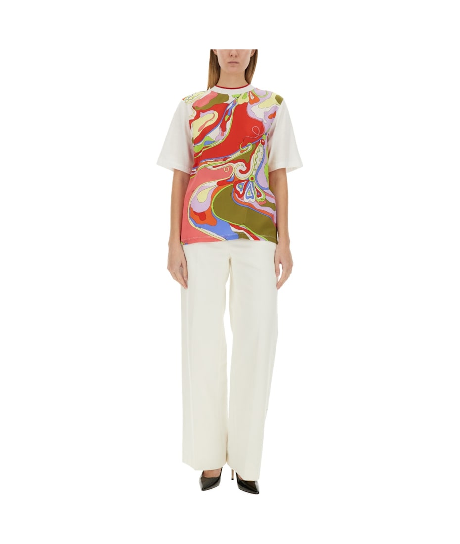 Pucci T-shirt With Print | italist