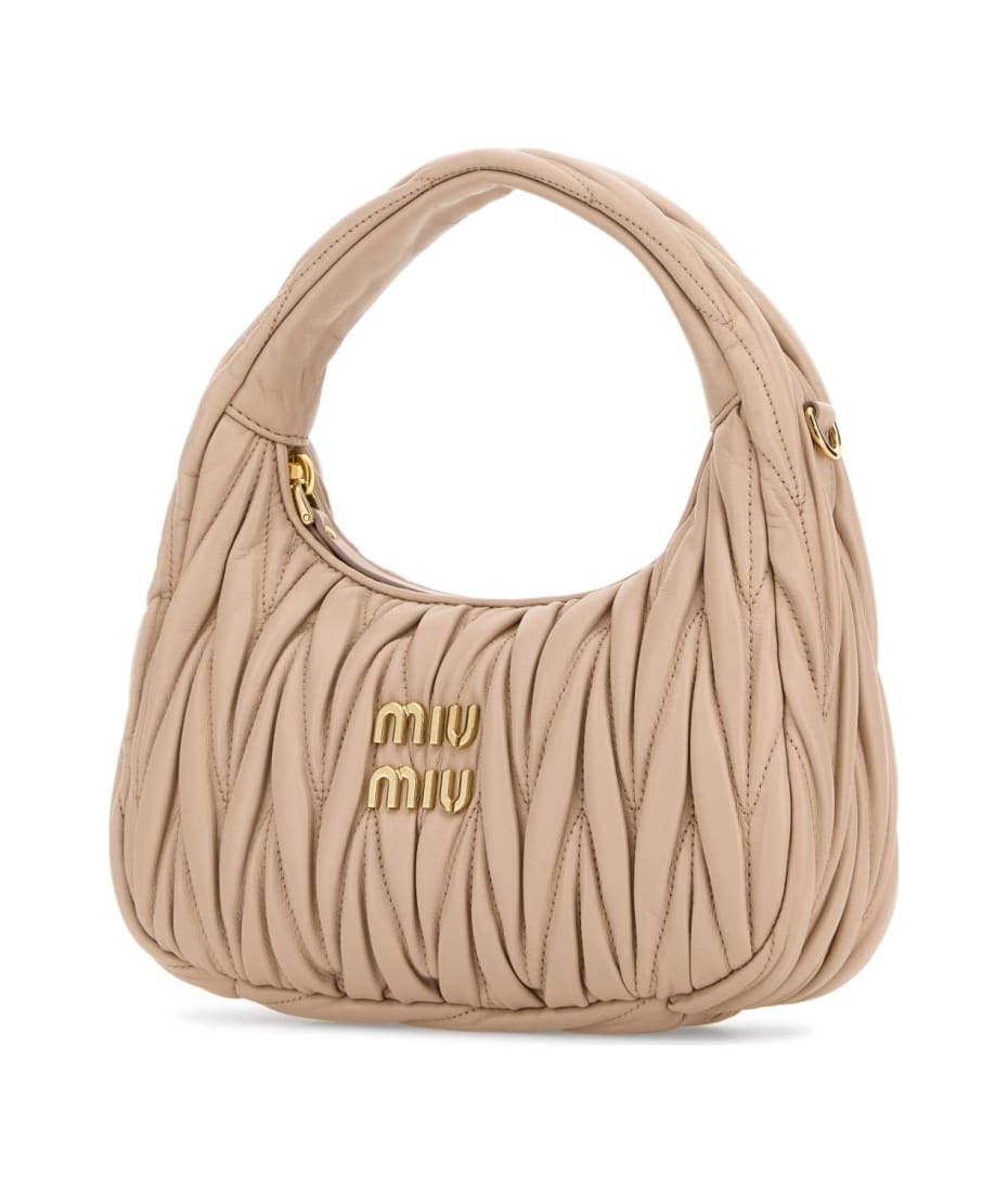 Miu Miu Powder Pink Nappa Leather Handbag | italist, ALWAYS