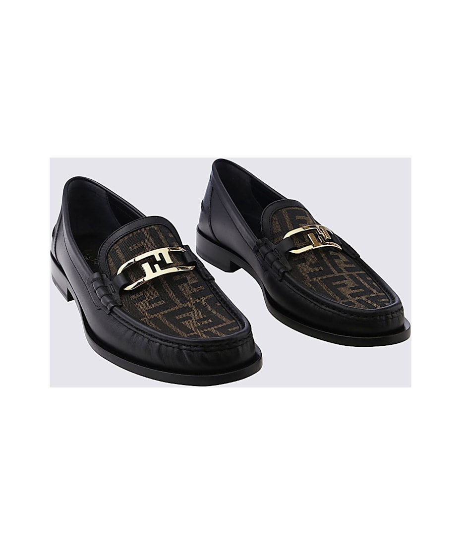 fendi tobacco Fendi Tobacco Leather Loafers