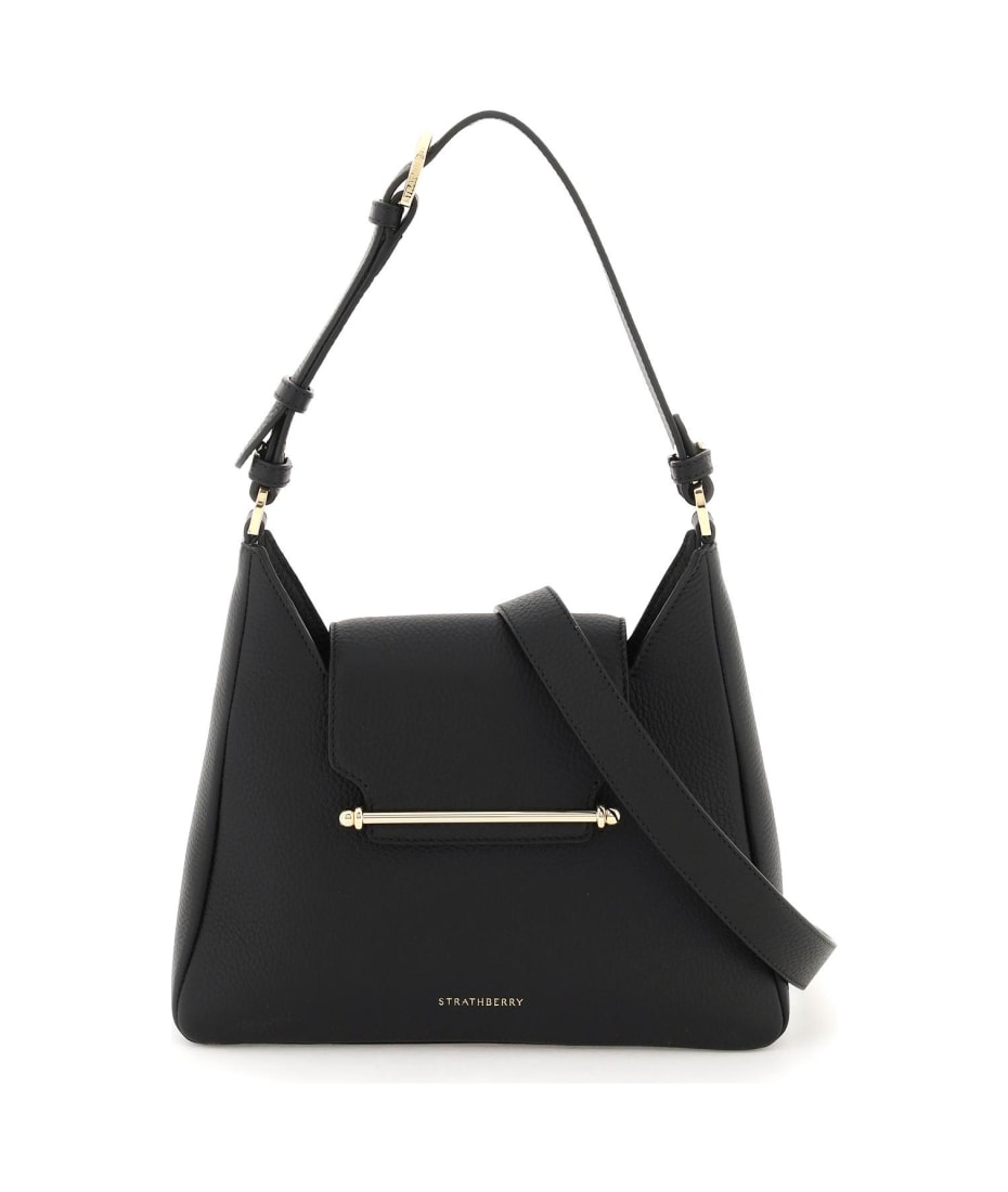 STRATHBERRY Lana Osette Grain Leather Top-Handle Bag