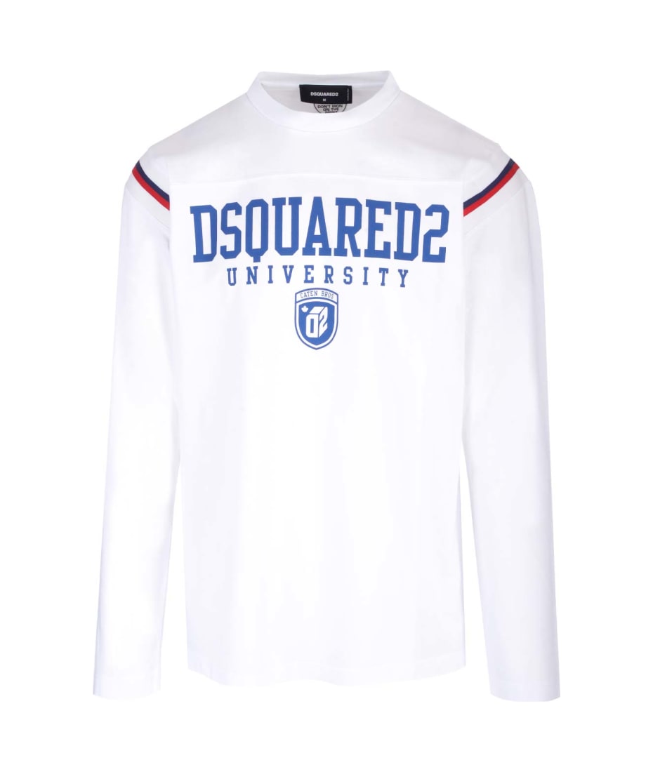 DSQUARED2 Caten Hockey L/S Tee – ASPHALT