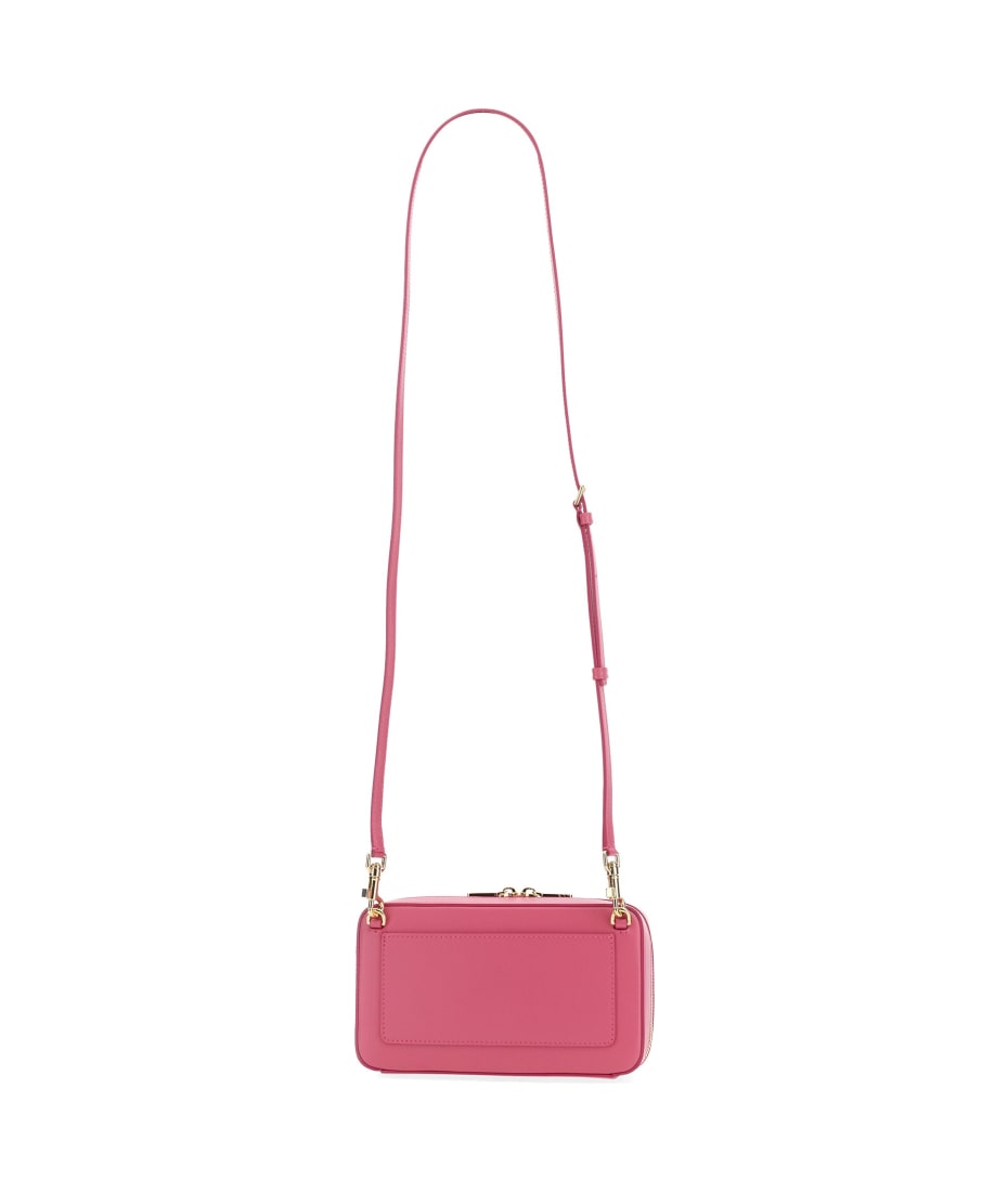Buy KATE SPADE Katy Tweed Micro Crossbody Bag, Black & Pink Color Women