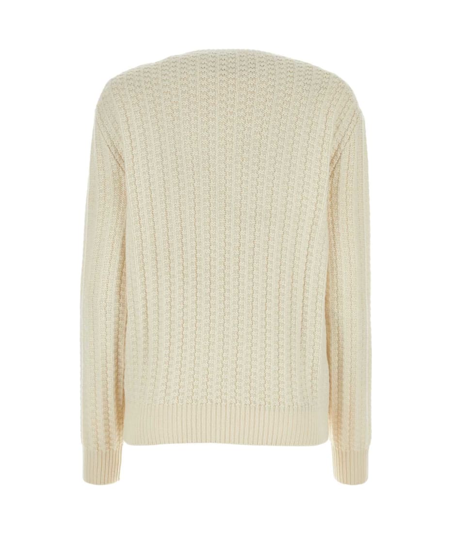 Prada White Cashmere Sweater - BIANCO