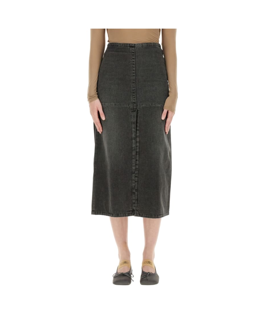 MM6 Maison Margiela Long Denim Skirt | italist