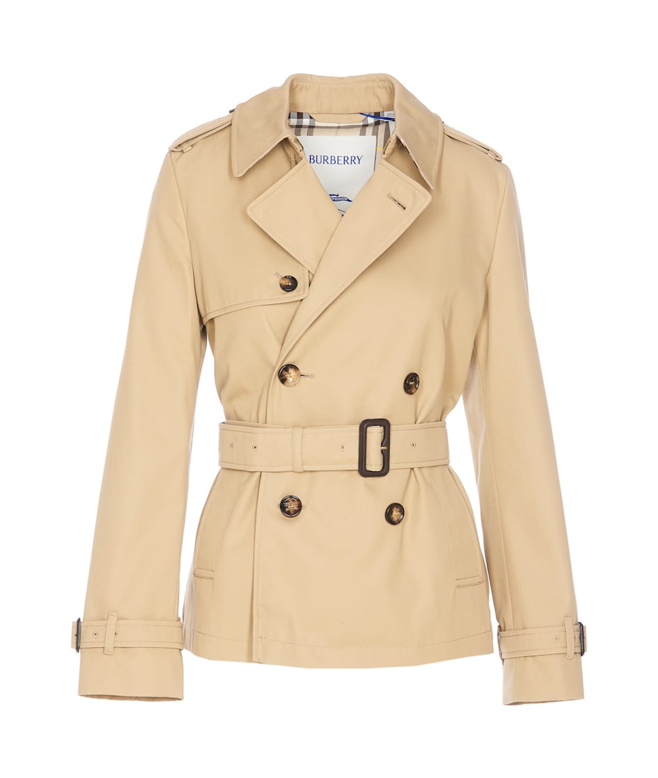 【送料&関税込】Burberry Cotton Mix Trench Burberry Cotton Mix Trench | italist