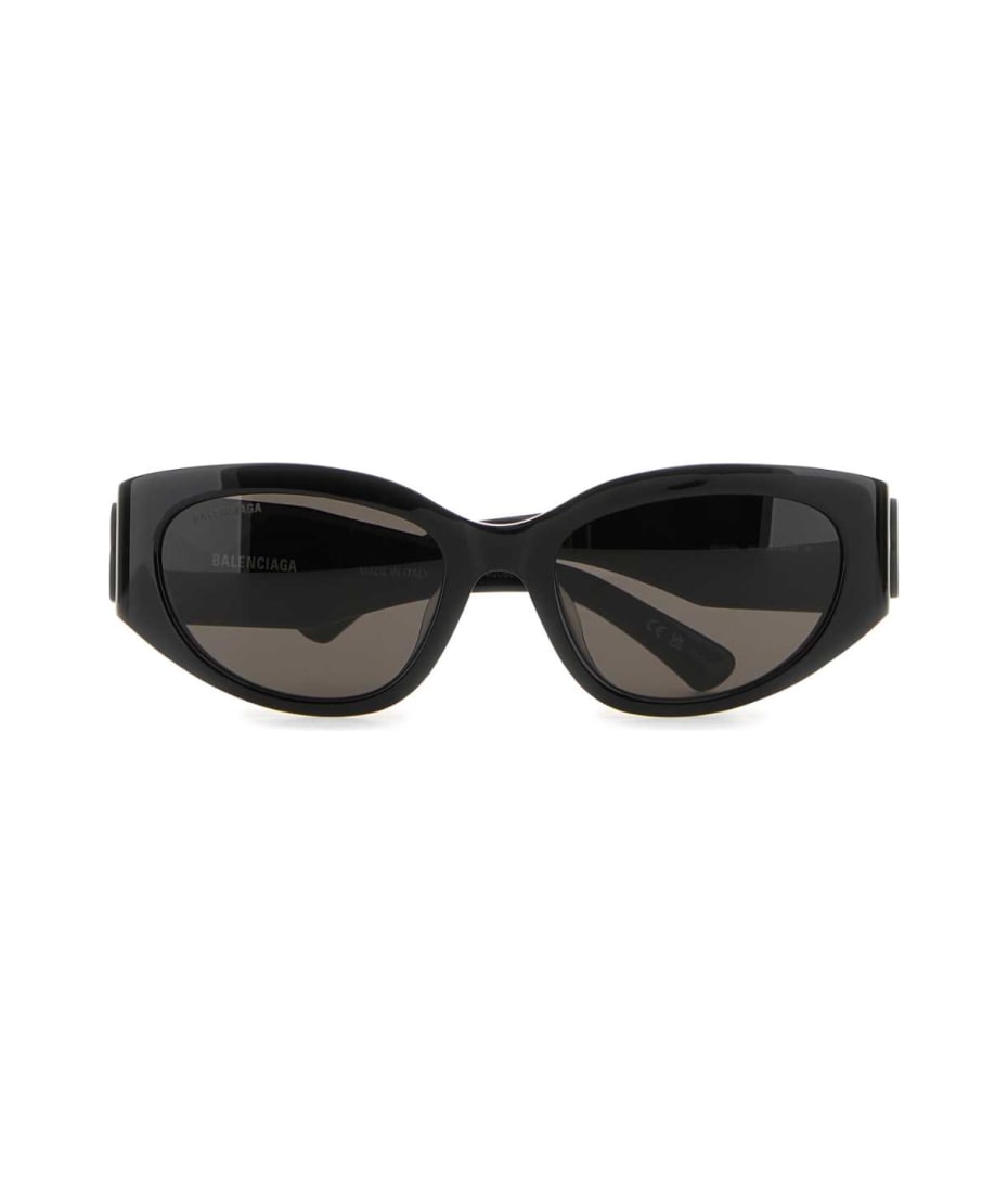 サングラス BALENCIAGA FW25 Black acetate sunglasses (837755T0039 1136) Balenciaga Sunglasses In Black Acetate | italist