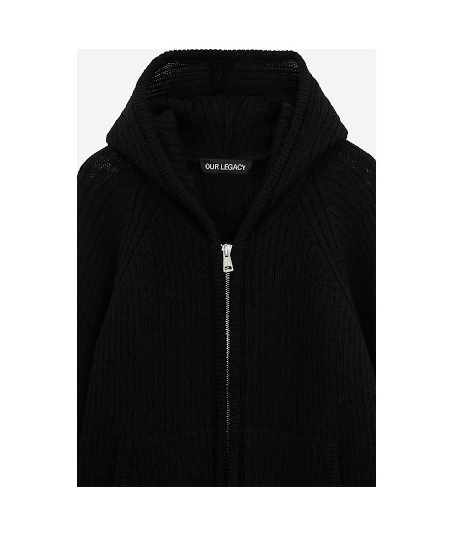 トップス OUR LEGACY LEVEL HOOD 46 Our Legacy - Level Hood Stable Melange Isles Wool