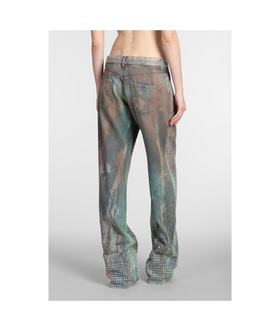 The Attico Panya Jeans In Camouflage Denim italist ALWAYS