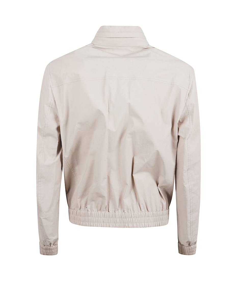 Brunello Cucinelli High-neck Zip Plain Jacket | italist