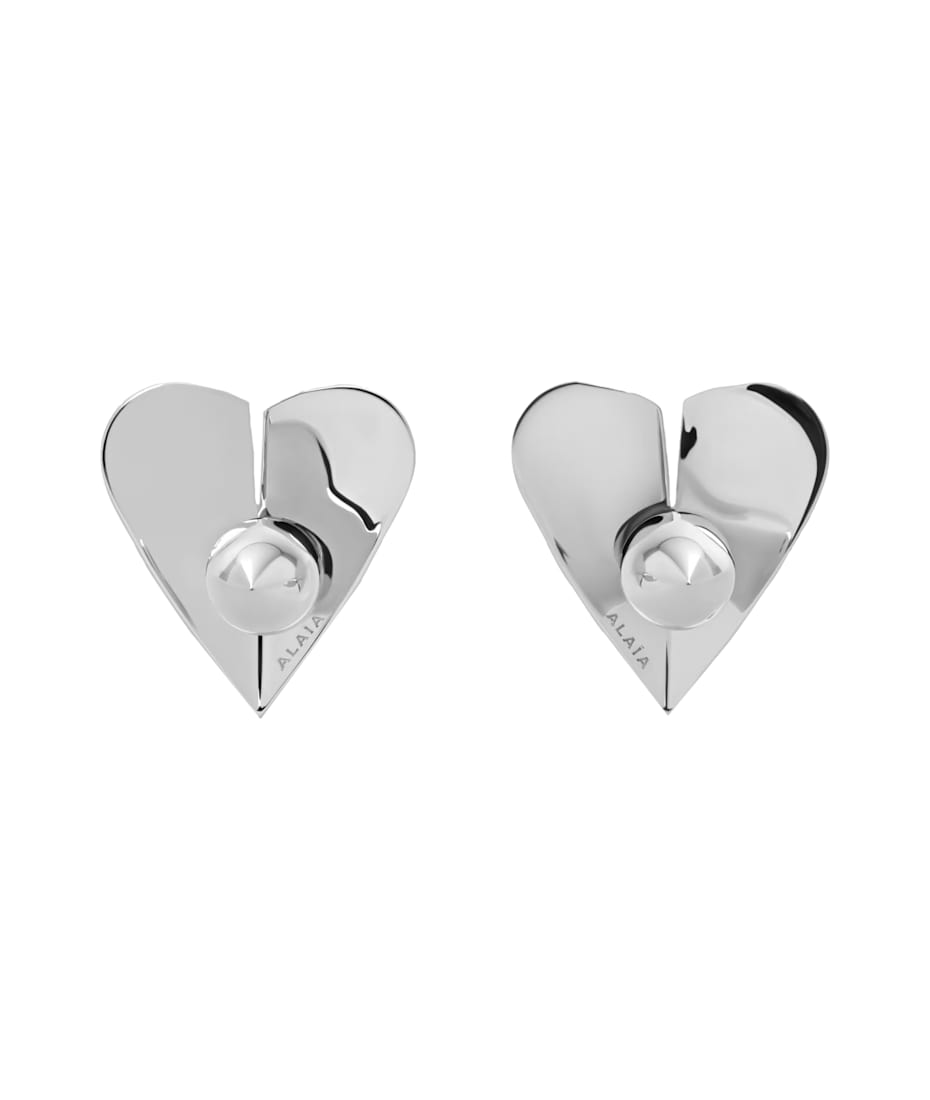 Alaia Le Coeur Torn Earrings | italist Alaia Le Coeur Torn Earrings | italist