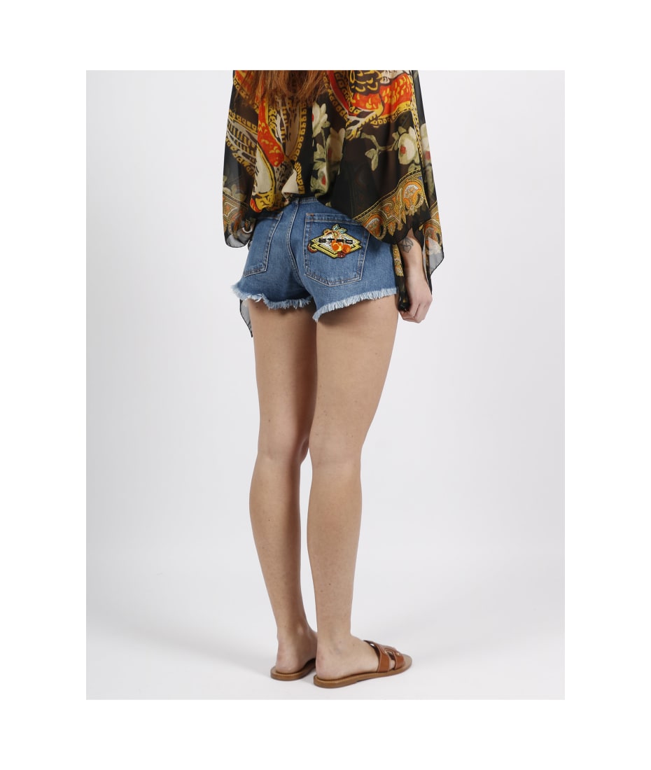 Etro Stretch Denim Shorts | italist