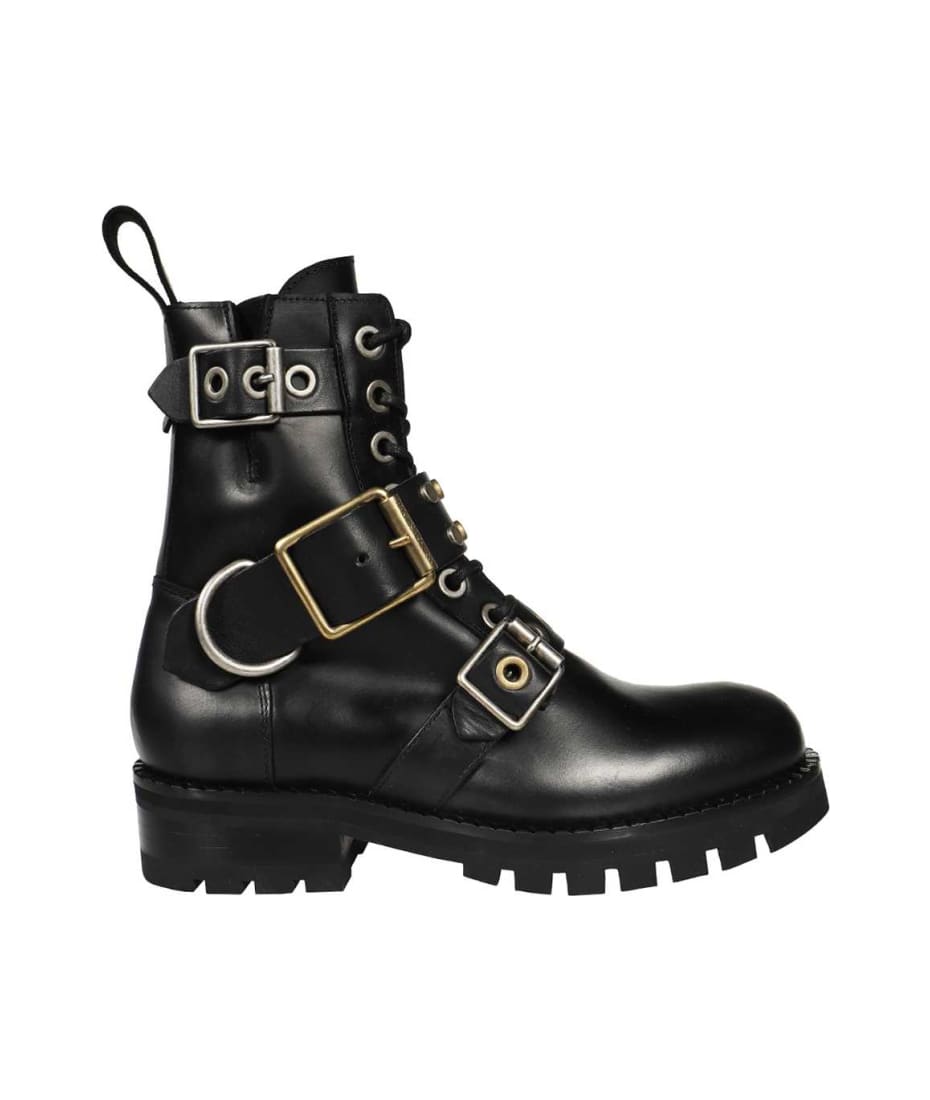 Vivienne Westwood Leather Combat Boots | italist