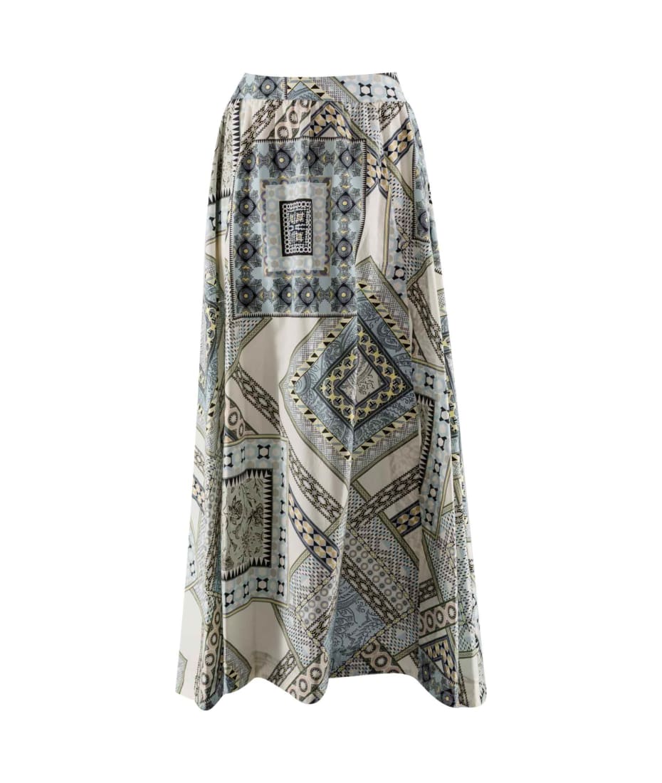 【送料&関税込】Etro Geometric Print Cotton Skirt Etro Geometric Print Cotton Skirt | italist
