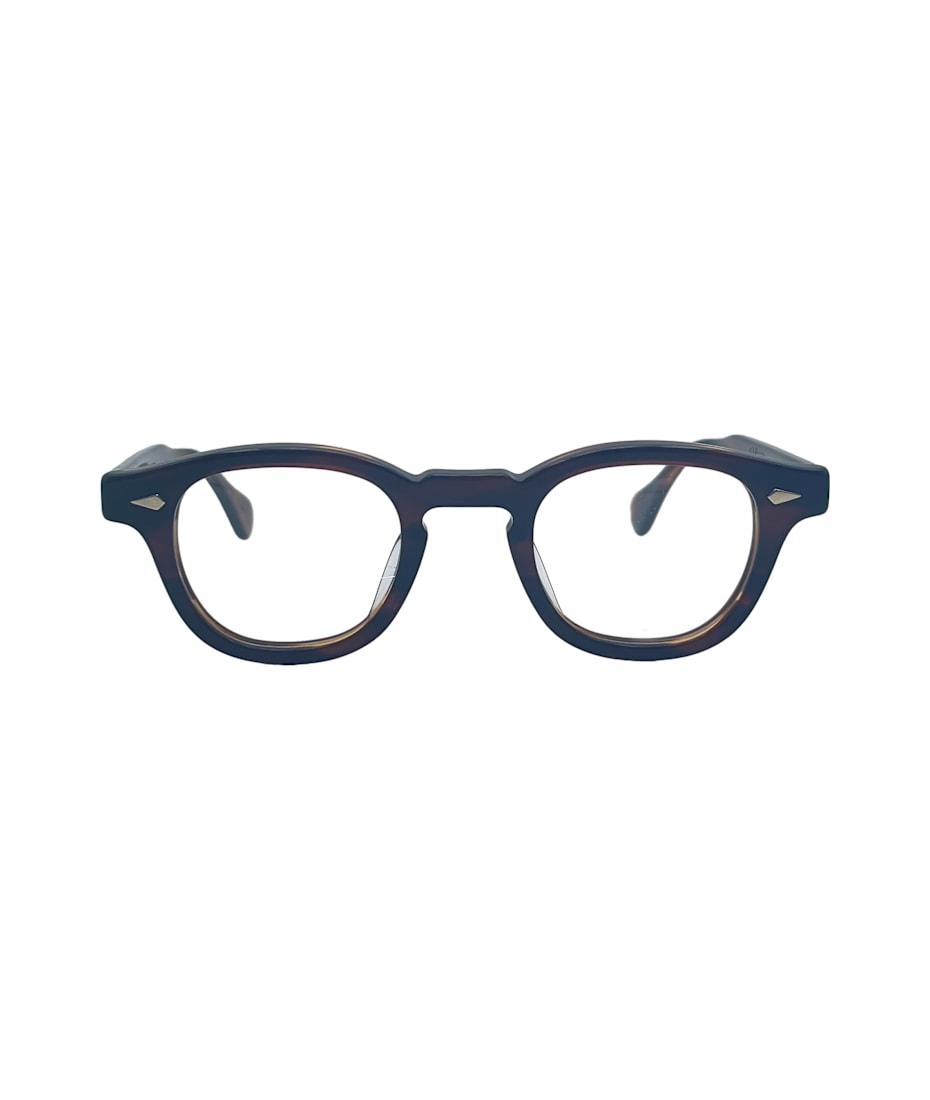 Julius Tart Optical Ar 44x24 - Demi Amber Rx Glasses
