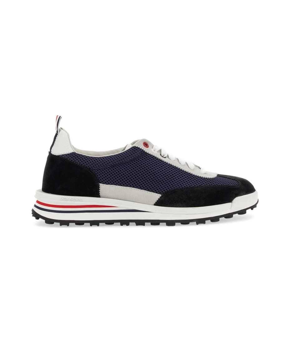 スニーカー THOM BROWNE Men Sneakers Navy MFD180B03050 415 Thom Browne Outlet: Sneakers men - Navy | Thom Browne