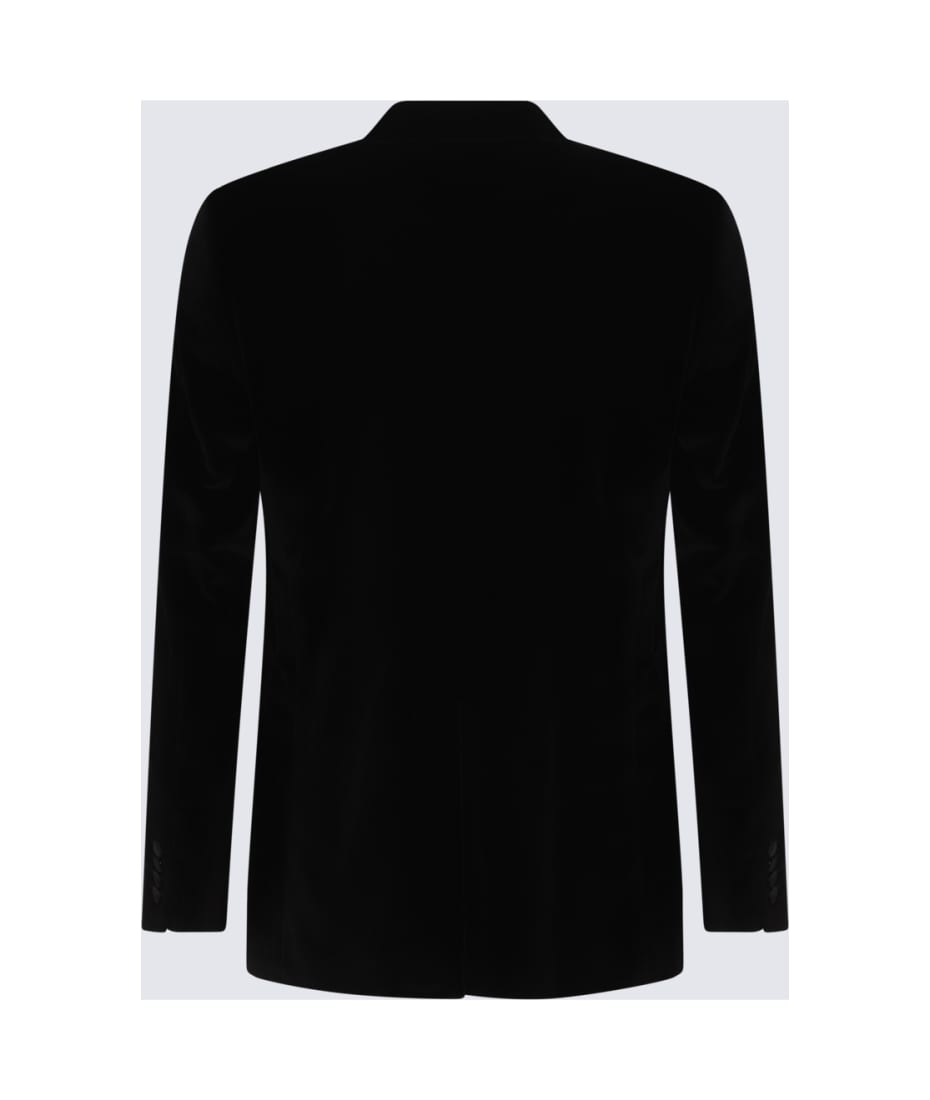 【関送込】DOLCE & GABBANA◆COTTON BLAZER Dolce & Gabbana Black Cotton Blazer | italist