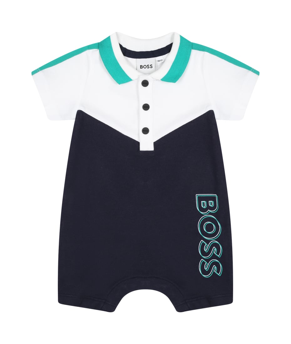 Hugo boss store baby romper suit