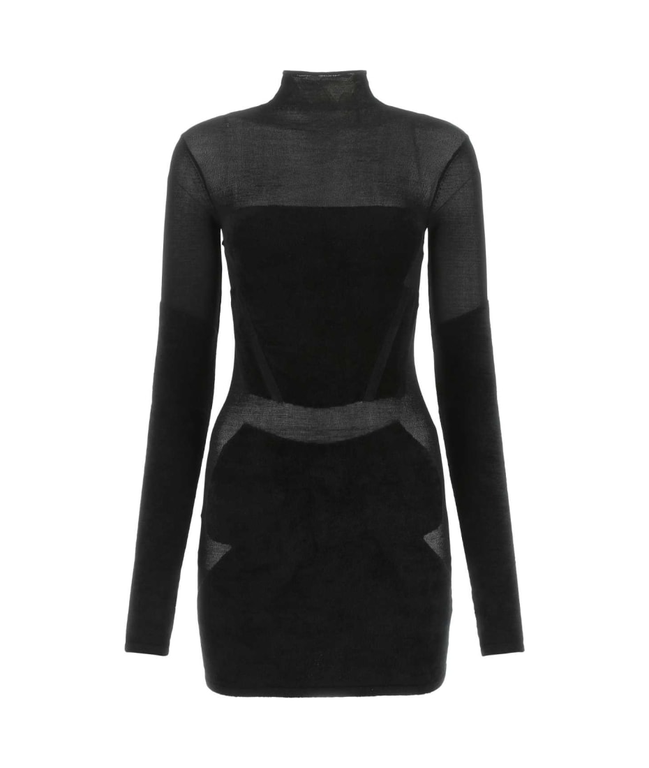 Dion Lee Black Stretch Viscose Blend Mini Dress | italist, ALWAYS LIKE A SALE Dion Lee Black Stretch Viscose Blend Mini Dress | italist, ALWAYS LIKE A SALE
