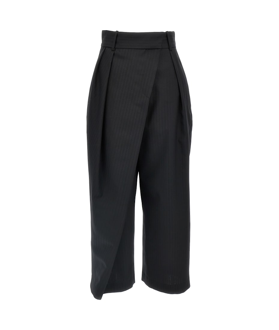 VIP価格.LOEWE PANTALONE CROPPED A PORTAFOGLIO Loewe 'cropped Wrap' Pants | italist
