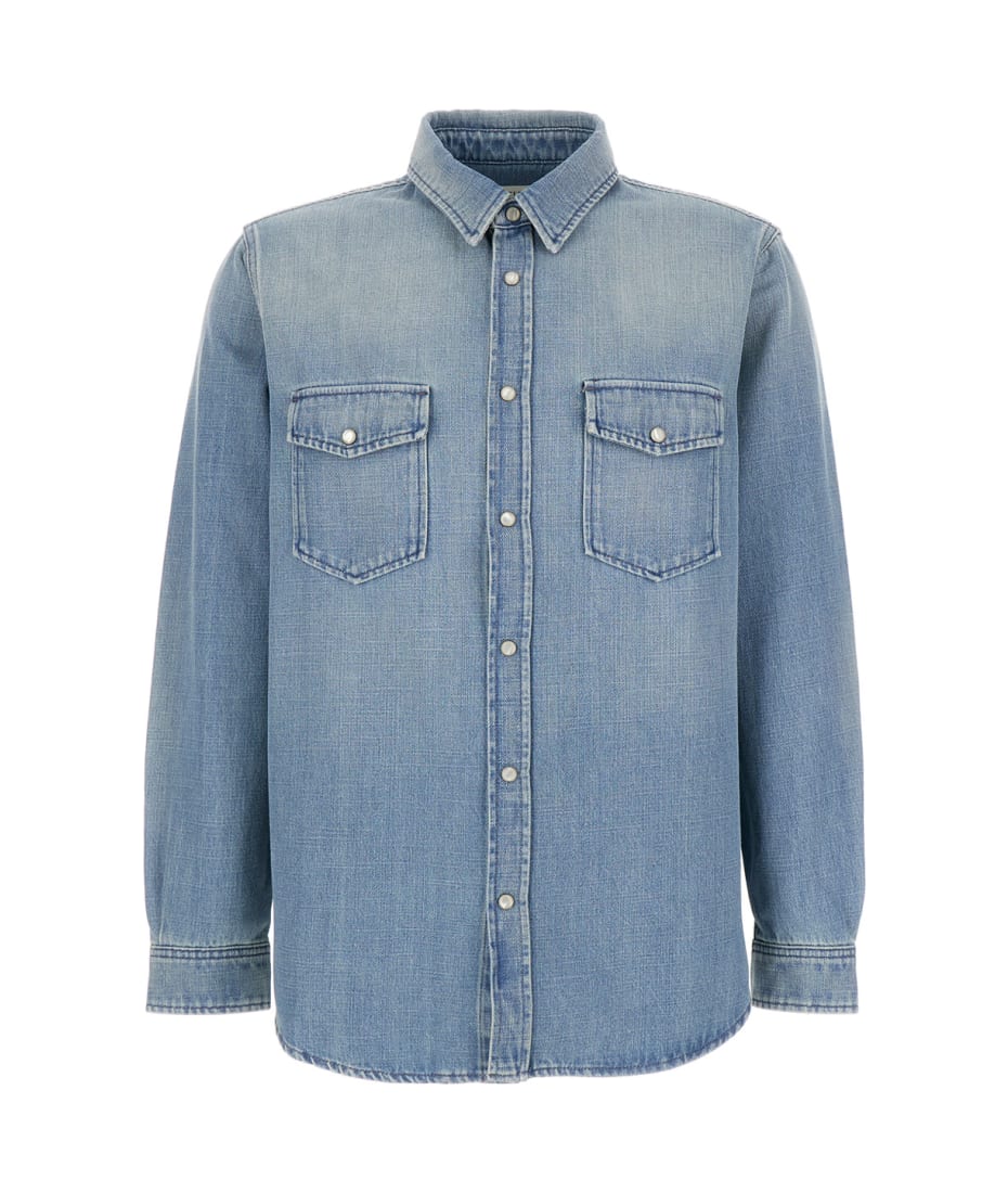 サンローラン Saint Laurent Oversize Pointy Pockets Shirt Saint Laurent Oversize Shirt Point | italist