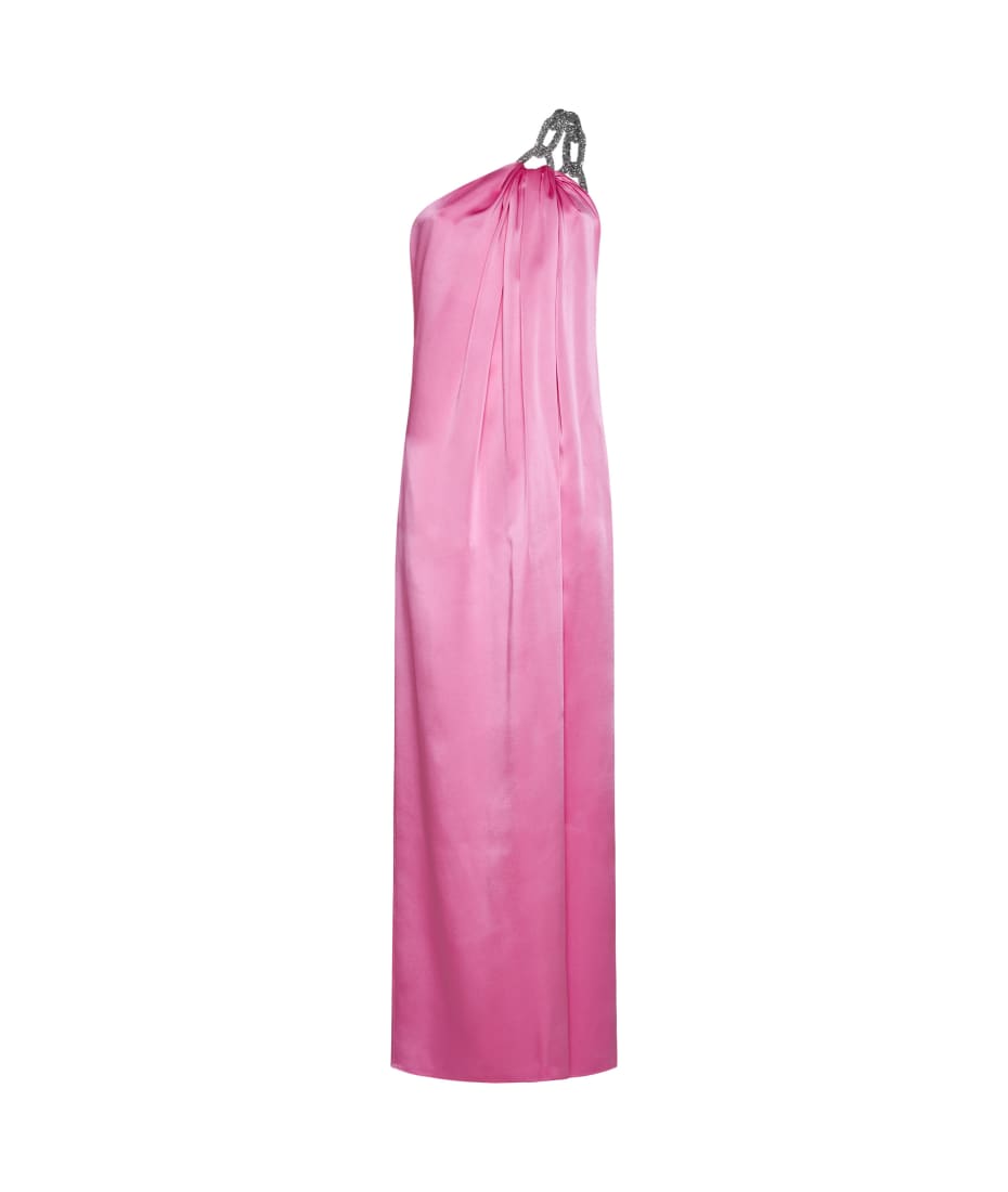Stella McCartney One-shoulder Maxi Dress With Crystal Chain