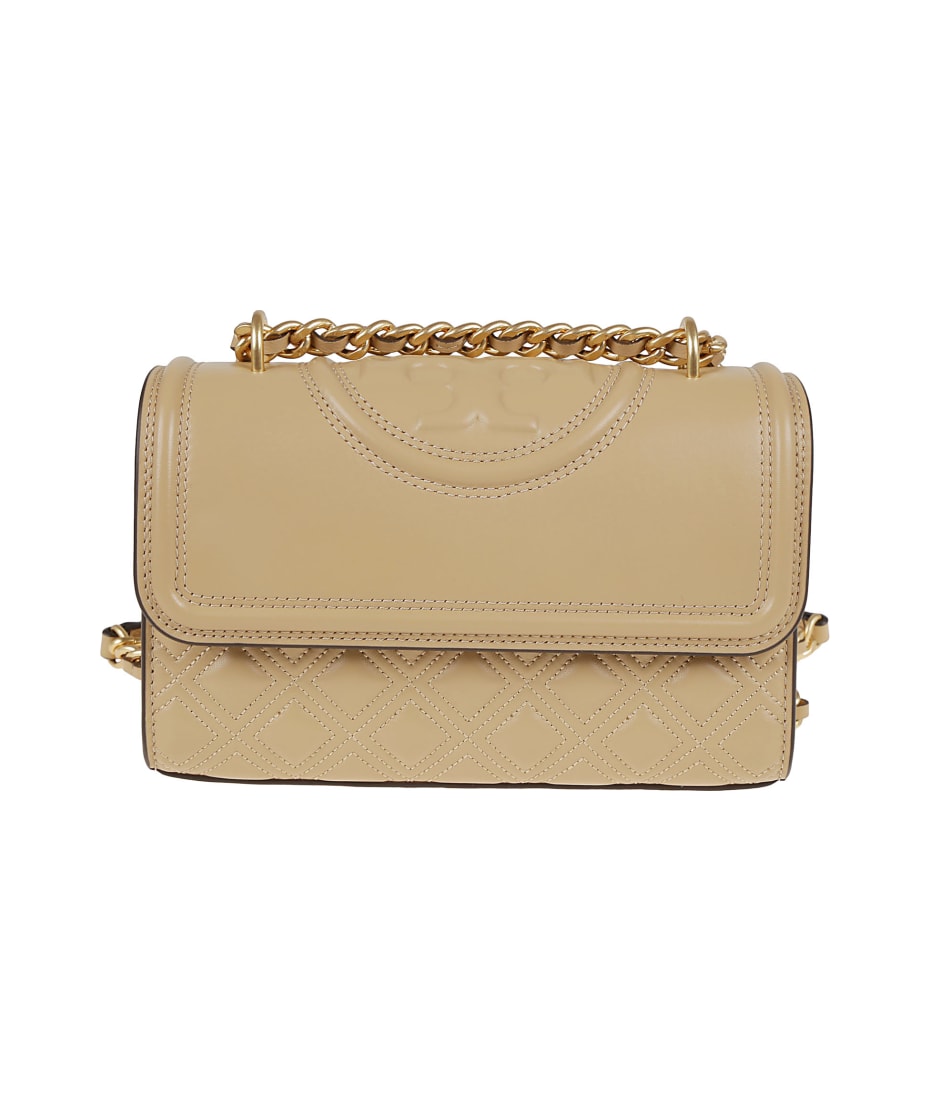 Tory Burch Small Fleming Convertible Shoulder Bag in Desert Dune