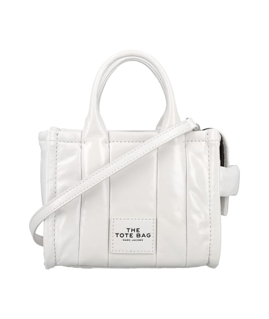  Marc Jacobs The Croc-Embossed Micro Tote Bag