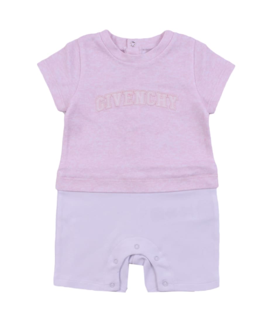 Givenchy 100% Cotton Short Sleeve Romper offers - White - size 6 months