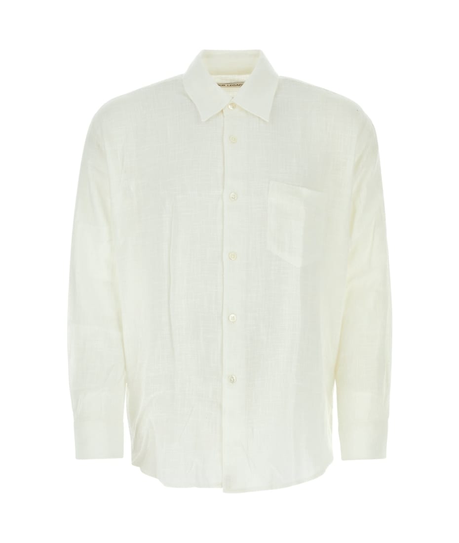 Our Legacy White Cotton Coco See-through Shirt | italist