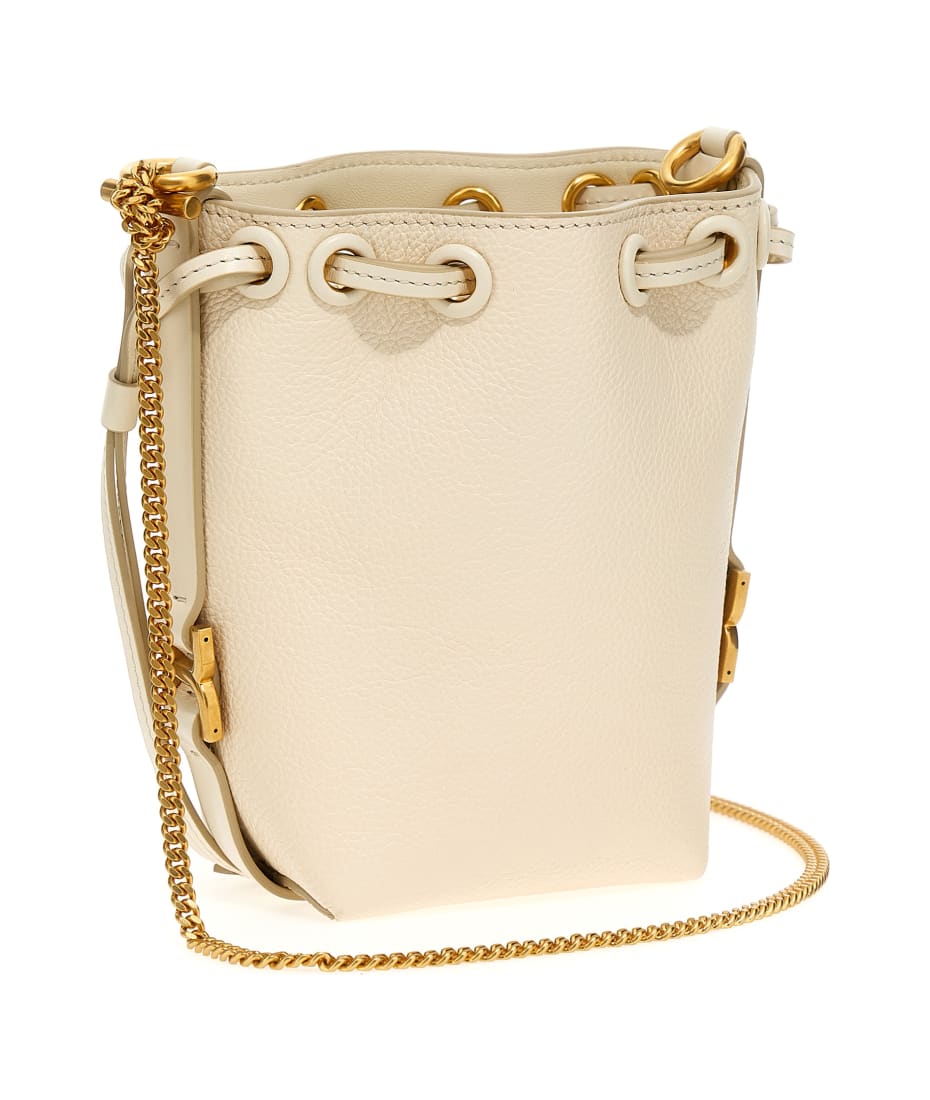 【関税&送料込】Chloe Marcie Bucket Bag Chloé - Marcie Black Leather Micro Bucket Bag | Mitchell Stores