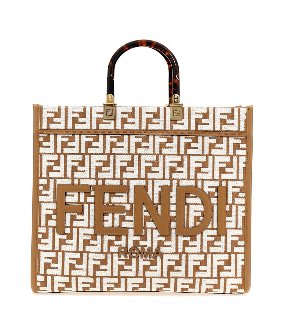 【関税込み】fendi Fendi sunshine Medium' shopping bag Fendi Sunshine Medium Leather Brown | Fendi