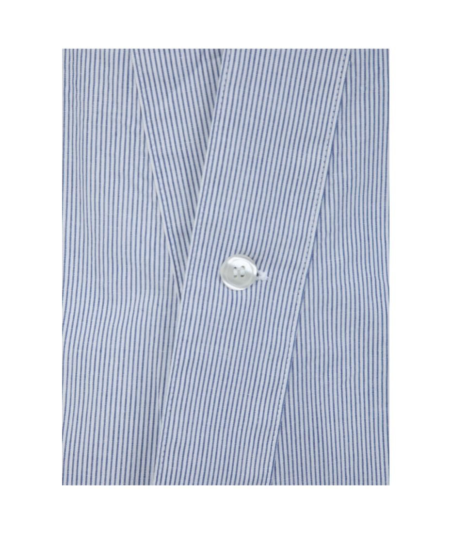 Greg Lauren Blue Striped Winged Gl1 Shirt | italist, ALWAYS