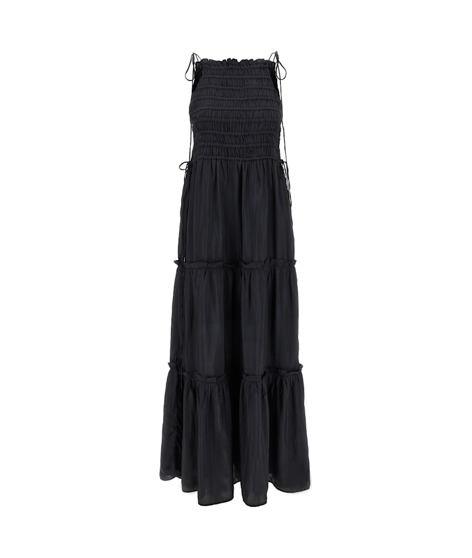 オールインワン・サロペット Ganni Black Smock Tie' Dress Ganni 'black Smock Tie' Dress | italist