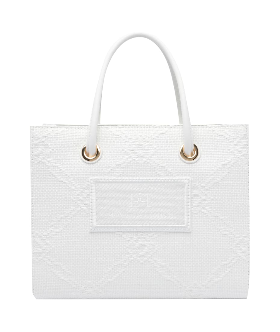 トートバッグ ELISABETTA FRANCHI MEDIUM LOGO TOTE BAG Elisabetta Franchi Logo Tote Bag | italist