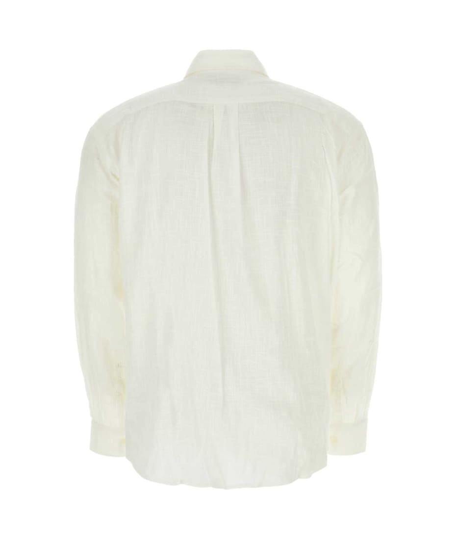 Our Legacy White Cotton Coco See-through Shirt | italist