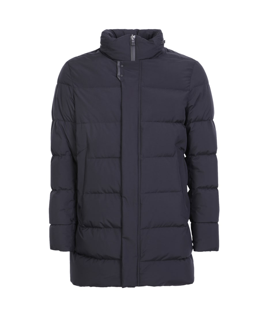 【関税＆送料込み】Herno Black Down Jacket With Fixed Hood Herno Black Down Jacket | italist