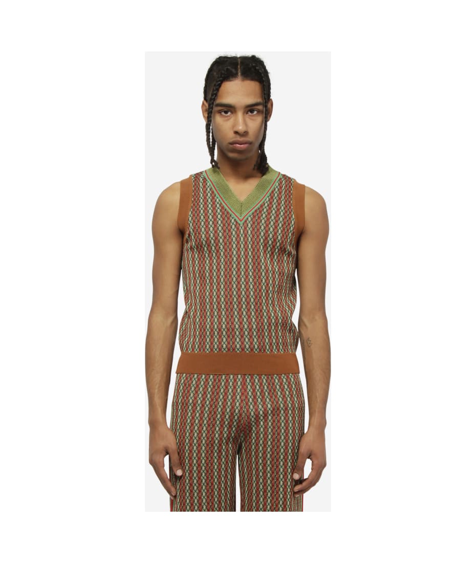 Wales Bonner Orchestre Jacquard Vest | italist